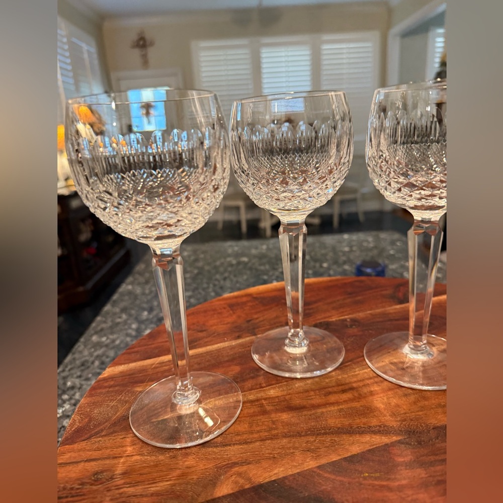 Waterford Crystal Stemware COLLEEN Hock Wine Glasses - Set of Four Vintage - Picture 10 of 15